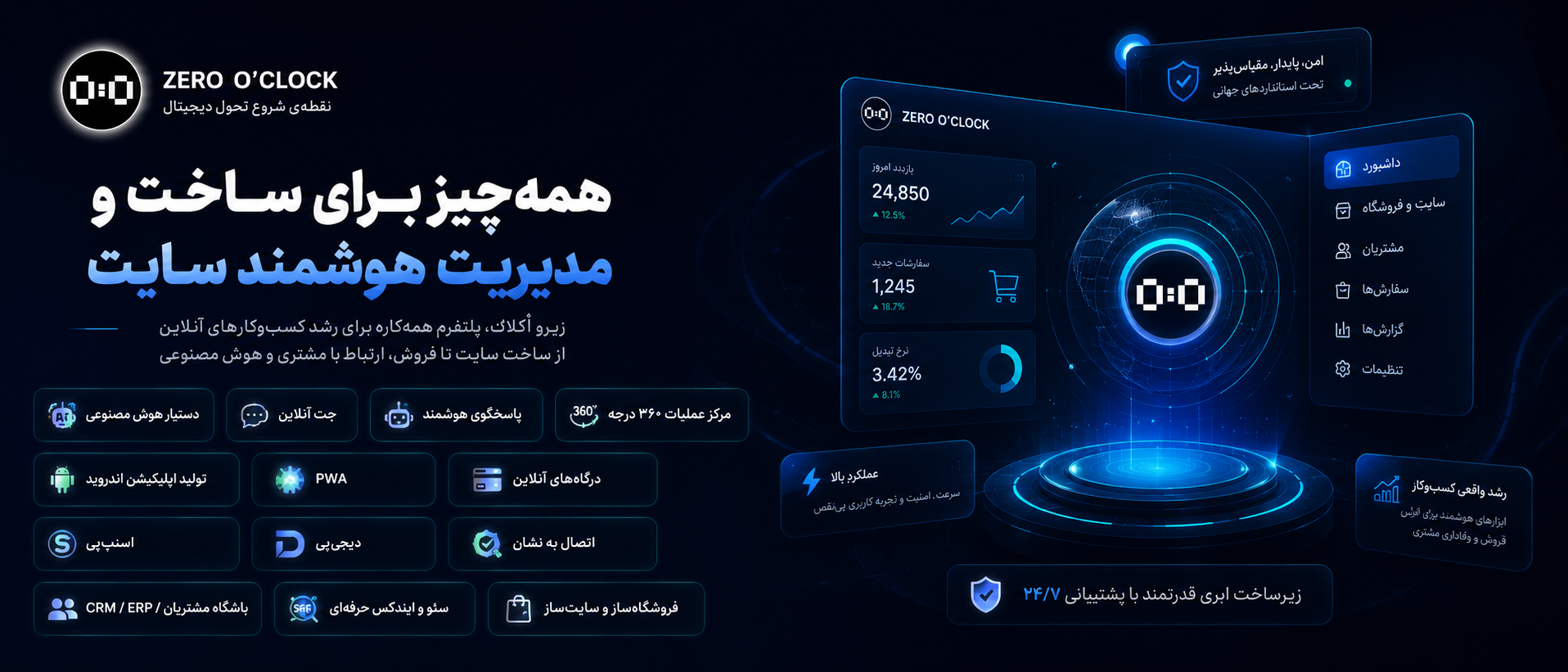 معرفی امکانات برجسته ساعت صفر